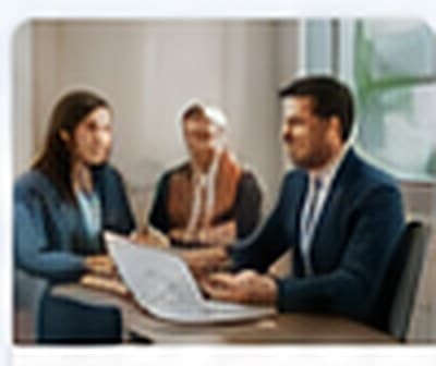 Strategy session around a conference table